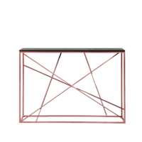 Консоль Wilson line copper черный дуб матовый лак